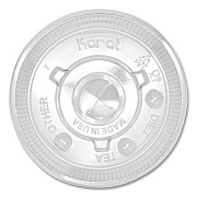 Karat PET Lids, Flat Lid, Fits 12 oz to 22 oz Cold Cups, Plastic, Clear, 1,000/Carton (CKCL90)