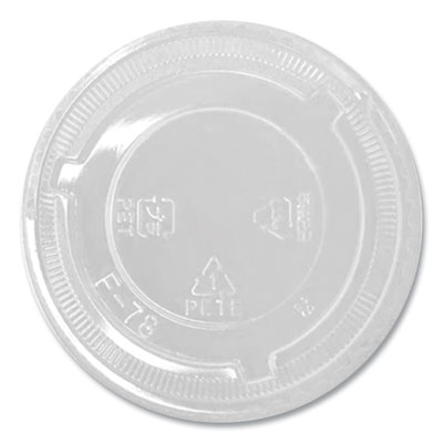 Karat PET Lids, No Hole Flat Lid, Fits 8 oz to 10 oz Cold Cups, Plastic, Clear, 1,000/Carton (CKC78TSNH)