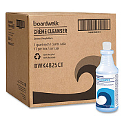 Boardwalk Multi-Surface Creme Cleanser, Baby Powder Scent, 32 oz Bottle, 12/Carton (4825)