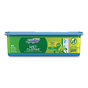Swiffer Wet Refill Cloths, 8 x 10, Gain Original Scent, White, 24/Box, 6 Boxes/Carton (83052)