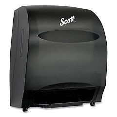 Scott Essential Electronic Hard Roll Towel Dispenser, 12.7 x 9.57 x 15.76, Black (48860)