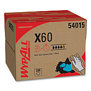 WypAll General Clean X60 Cloths, 12.5 x 16.8, White, 236/Carton (54015)