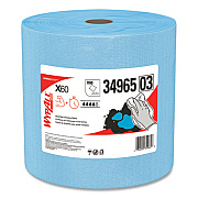 WypAll General Clean X60 Cloths, Jumbo Roll, 12.5 x 13.4, Blue, 1,100/Roll (34965)
