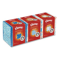 Kleenex Boutique Anti-Viral Facial Tissue, Pop-Up Box, 3-Ply, White, 55 Sheets/Box, 3 Boxes/Pack (21286)