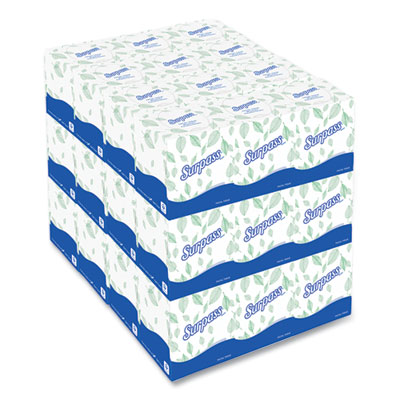 Surpass Facial Tissue for Business, Pop-Up Box, 2-Ply, White, 90 Sheets/Box, 36 Boxes/Carton (21320)