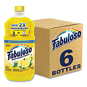 Fabuloso Multi-Use Cleaner, Refreshing Lemon Scent, 56 oz Bottle, 6/Carton (MX06157CT)