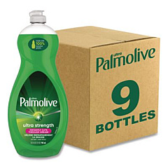 Palmolive Dish Soap Liquid, Green Scent, 32.5 oz Bottle, 9/Carton (US04282CT)