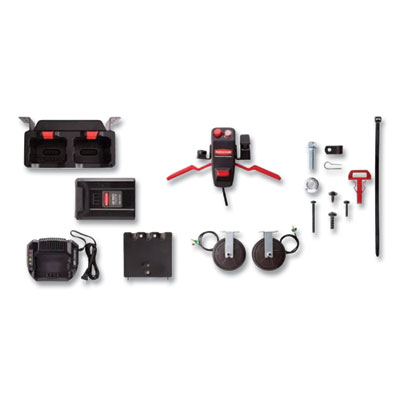 Rubbermaid Commercial Motorized Kit for Housekeeping Cart, 60 V Battery, Black (2173556)