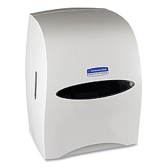 Kimberly-Clark Professional* Sanitouch Hard Roll Towel Dispenser For 1.75" Core, 12.63 x 10.2 x 16.13, White (09995)