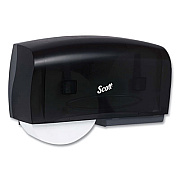 Scott Essential Coreless Twin Jumbo Roll Tissue Dispenser, 20 x 6 x 11, Black (09608)