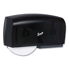 Scott Essential Coreless Twin Jumbo Roll Tissue Dispenser, 20 x 6 x 11, Black (09608)