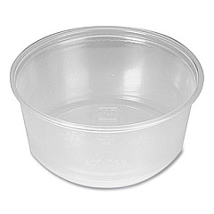 Fabri-Kal Portion Cups, 3.25 oz, Plastic, Clear, 2,500/Carton (PPC325)