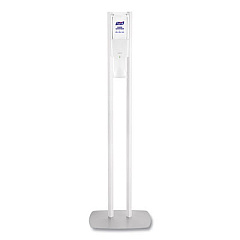 PURELL ES10 Dispenser Floor Stand with Automatic Hand Sanitizer Dispenser, 15.56 x 11.75 x 51.82, White (8210DS)