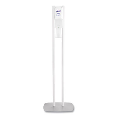 PURELL ES10 Dispenser Floor Stand with Automatic Hand Sanitizer Dispenser, 15.56 x 11.75 x 51.82, White (8210DS)