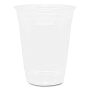 Karat PET Plastic Cups, 16 oz, Clear, 1,000/Carton (CKC16)