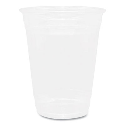 Karat PET Plastic Cups, 16 oz, Clear, 1,000/Carton (CKC16)