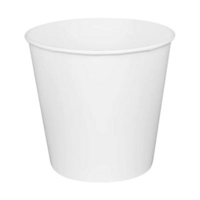 Karat Food Bucket, 170 oz, 8.9" Diameter x 8.36" h, White, Paper, 150/Carton (CFB170W)