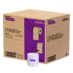 Cascades PRO Select Standard Bath Tissue, Septic Safe, 2-Ply, White, 420 Sheets/Roll, 48 Rolls/Carton (B031)