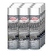 Claire Stainless Steel Polish and Cleaner, Lemon Scent, 15 oz Aerosol Spray (841EA)