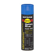 Rust-Oleum Hard Hat High Performance V2100 System Rust Preventive Enamel Spray Paint, Gloss Safety Blue, 15 oz Aerosol Can, 6/Carton (V2124838CT)