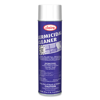Claire Germicidal Cleaner, Country Fresh Scent, 19 oz Aerosol Spray, 12/Carton (876)