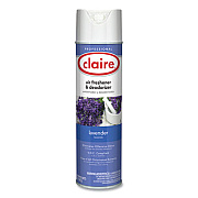 Claire Aerosol Air Freshener and Deodorizer, Lavender, 10 oz Aerosol Spray, 12 Cans (191)