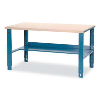 Global Industrial Industrial Workbench Bench-in-a-Box, 3,000 lbs, 60 x 30 x 29.75 to 36.75, Blue (606795)