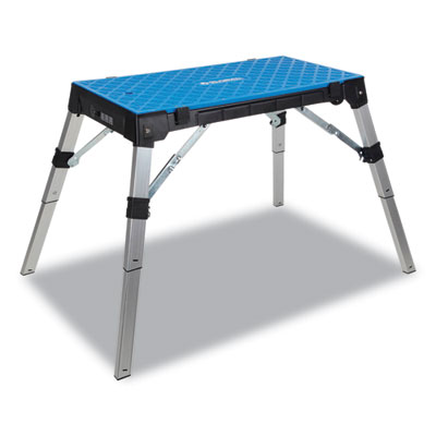 Global Industrial 4-in-1 Portable Workbench with Power Strip, 300 to 500 lbs, 38.56 to 53 x 19.86 to 32.28 x 3.56 to 30.5 (493680)
