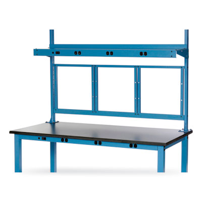 Panel Mounting Rail, For Use with Global Industrial 72" Wide Workbenches, 125 lb Weight Capacity (249293ABL)