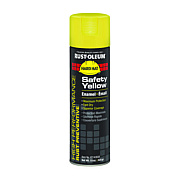 Rust-Oleum Hard Hat High Performance V2100 System Rust Preventive Enamel Spray Paint, Gloss Safety Yellow, 15 oz Aerosol Can, 6/Carton (V2143838CT)