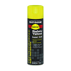 Rust-Oleum Hard Hat High Performance V2100 System Rust Preventive Enamel Spray Paint, Gloss Safety Yellow, 15 oz Aerosol Can, 6/Carton (V2143838CT)