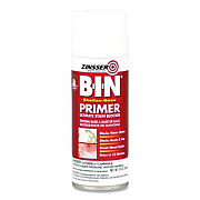 Zinsser BIN Shellac Primer Spray, Interior, Flat White, 13 oz Aerosol Can, 6/Carton (1008)