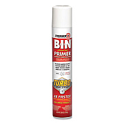 Zinsser BIN Aerosol Primer with Turbo Spray System, Interior, Flat White, 26 oz Aerosol Can, 6/Carton (356880)