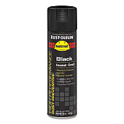 Rust-Oleum Hard Hat High Performance V2100 System Rust Preventive Enamel Spray Paint, Gloss Black, 15 oz Aerosol Can, 6/Carton (V2179838CT)