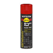 Rust-Oleum Hard Hat High Performance V2100 System Rust Preventive Enamel Spray Paint, Gloss Bright Red, 15 oz Aerosol Can, 6/Carton (V2164838CT)