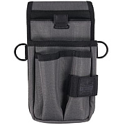ergodyne Arsenal 5569 Belt Clip Tool Pouch with Device Holster, 4 Compartments, 5 x 2 x 8.5, Polyester, Gray (13669)