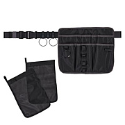 ergodyne Arsenal 5715 Cleaning Apron Pouch with Pockets, 10 Compartments, 11 x 13.5, Nylon, Black (13718)