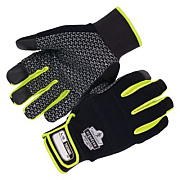 ergodyne ProFlex 850 Insulated Freezer Gloves, EN388: 3X22B, 9" Long, XX-Large, Black, Pair (18156)