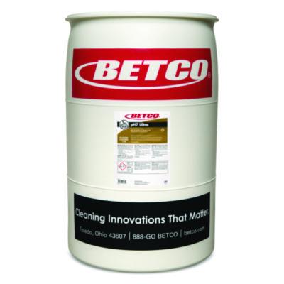 Betco pH7 Ultra Floor Cleaner, Lemon Scent, 55 gal Drum (1785500)