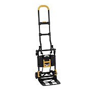 COSCO 2-in-1 Folding Hand Truck, 300 lb Capacity, 17" x 30.5" x 33.5", Black/Yellow (12225YGB1E)
