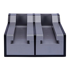 WNA Cutlerease Base, Holds 2 Dispensers, 10.25 x 11 x 5.25, Gray/Black (2TWRBASE)