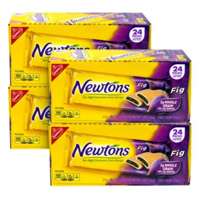 Nabisco Fig Newtons, 2 oz Pack, 2 Cookies/Pack, 24 Packs/Box, 4 Boxes/Carton (60004081)