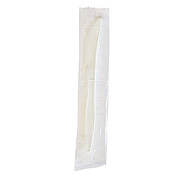 Boardwalk Mediumweight Wrapped Polypropylene Cutlery, Knife, 5.86", Plastic, White, 1,000/Carton (KNIFEMWPPIW)