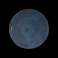 SC Johnson Professional EZ Care Polishing Pad, 27" Diameter, Black/Gray, 2/Carton (311184)