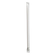 Boardwalk Wrapped Giant Straws, 7.75", Polypropylene, Red/White Striped, 300/Pack, 24 Packs/Carton (GSTW775RW)