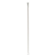 Boardwalk Wrapped Jumbo Straws, 10.25", Polypropylene, Red/White Striped, 500/Pack, 4 Packs/Carton (JSTW1025RW)