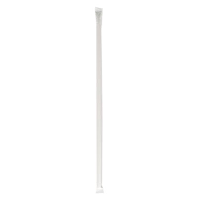 Boardwalk Wrapped Jumbo Straws, 10.25", Polypropylene, Red/White Striped, 500/Pack, 4 Packs/Carton (JSTW1025RW)