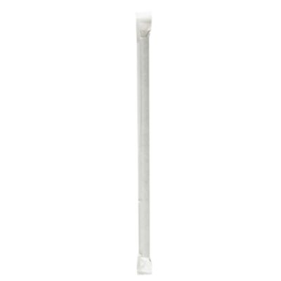 Boardwalk Wrapped Jumbo Paper Straws, 7.75", Paper, Black, 320/Pack, 4 Packs/Carton (PPRSTRWBLIW)