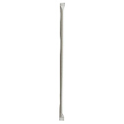 Boardwalk Wrapped Jumbo Straws, 10.25", Polypropylene, Clear, 500/Pack, 4 Packs/Carton (JUMW1025CLR)