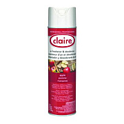 Claire Aerosol Air Freshener and Deodorizer, Apple, 10 oz Aerosol Spray, 12/Carton (161)